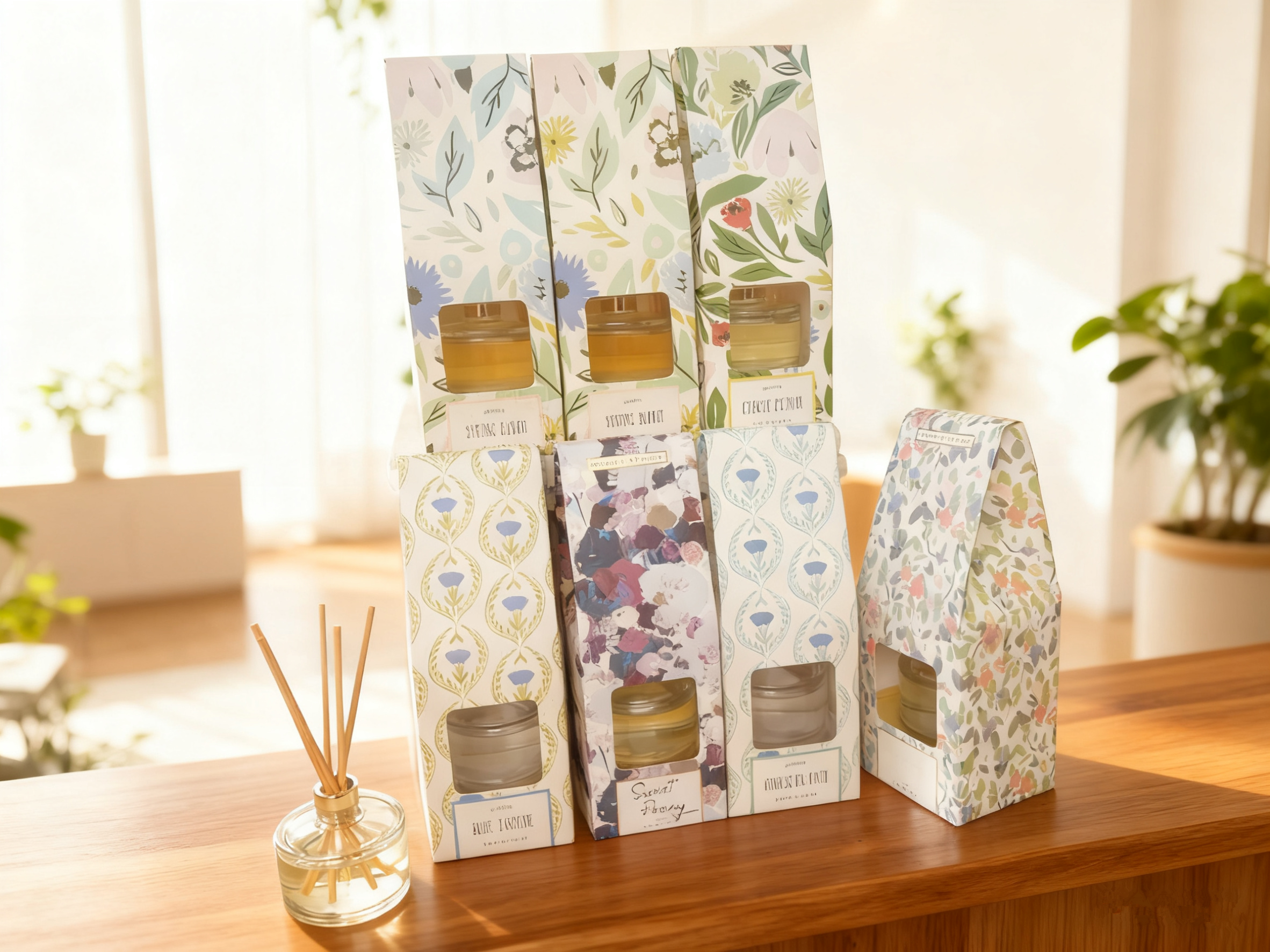 Diffuser Set - Envelope Box with Multiple Scent Choices Sm - 50ml (2)